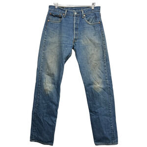 Men’s Levi’s 501 Blue Jeans / Size - W33 X L38